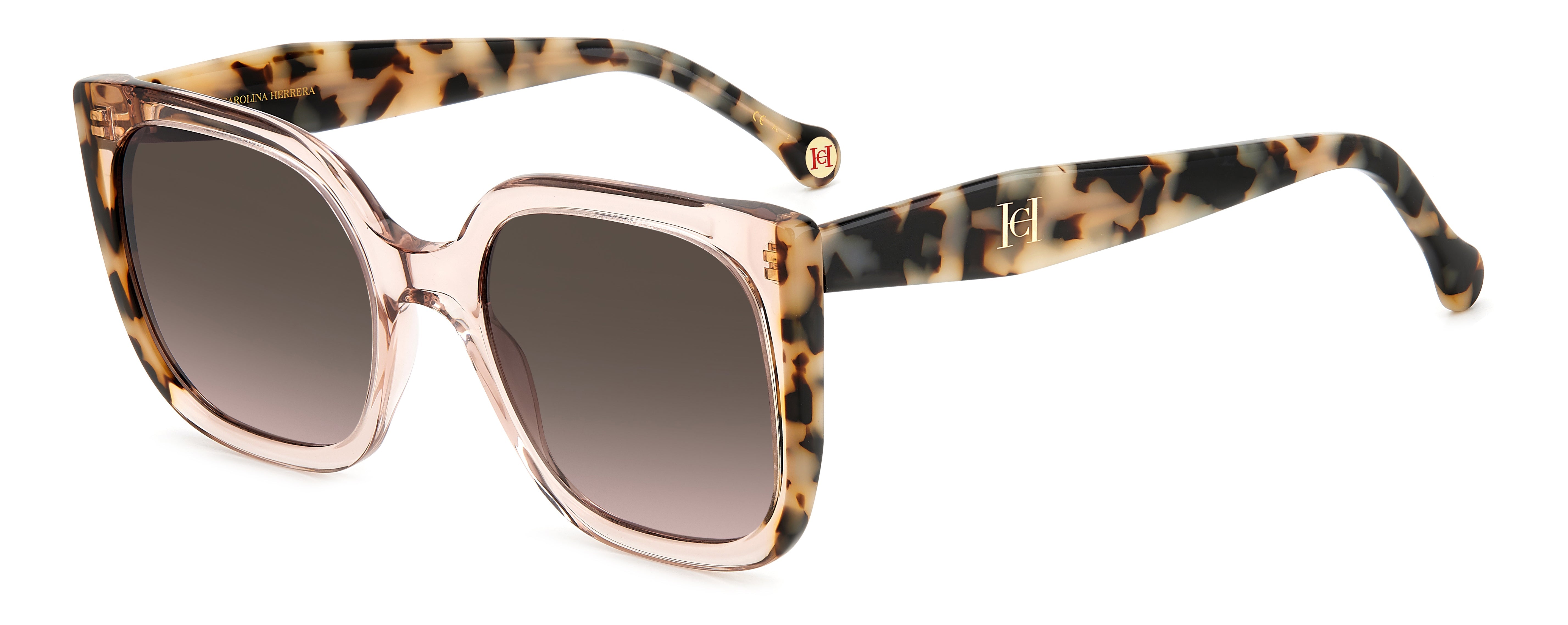 Carolina Herrera HER 0128/S Women's Luxury Sunglasses - UV Protection & Polarized Lenses for Driving, Beach & Outdoor Fashion