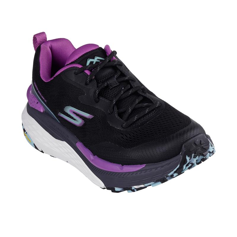 MAX CUSH ELITE TRAIL 2.0 Running Shoes - Black/Purple - Lightweight Cushioned Trail Runners for Men & Women - Perfect for Hiking, Trail Running & Outdoor Adventures