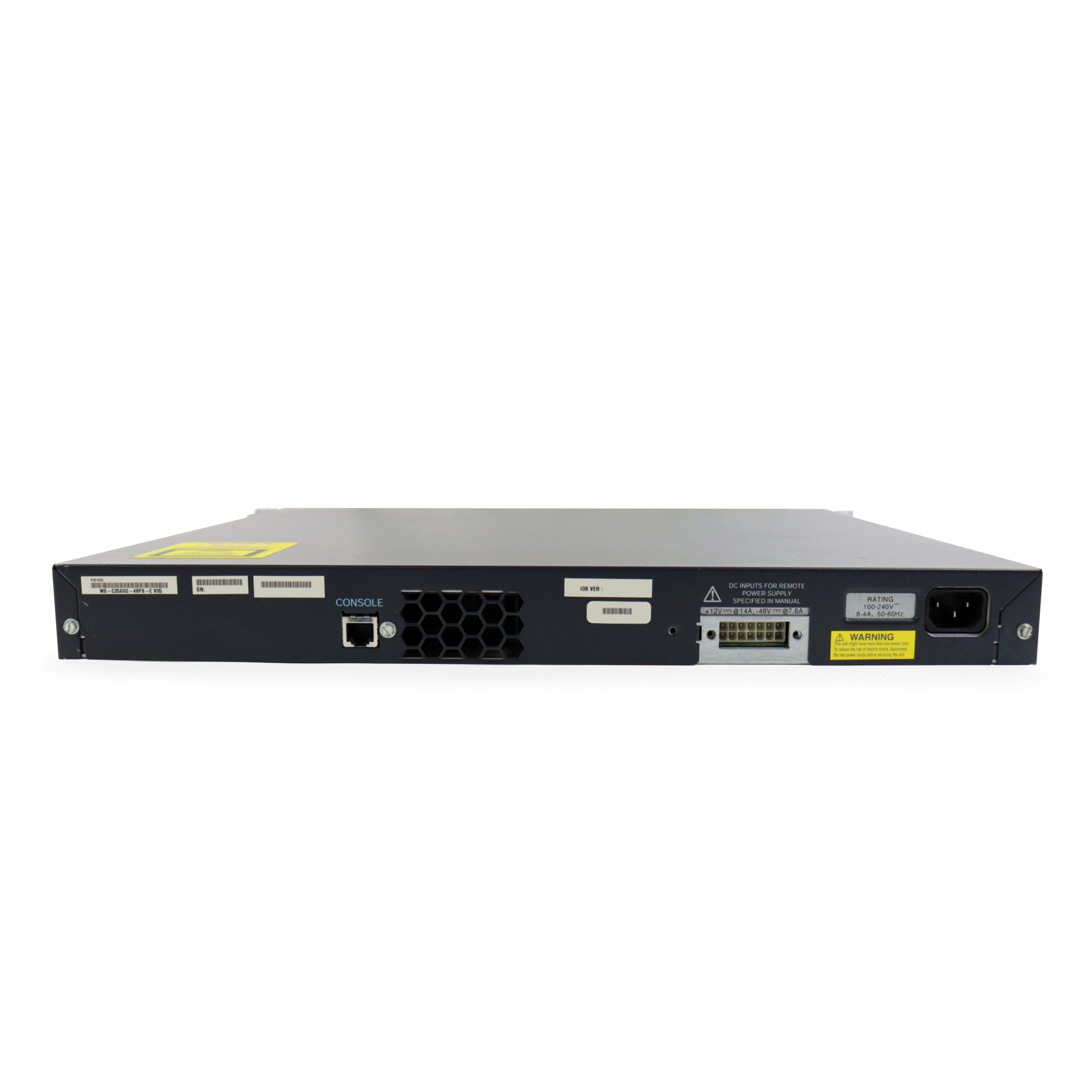 Cisco WS-C3560G-48PS-E 48-Port Gigabit Ethernet Switch | 10/100/1000 Mbps | Ideal for Office Networks & Small Business IT Infrastructure