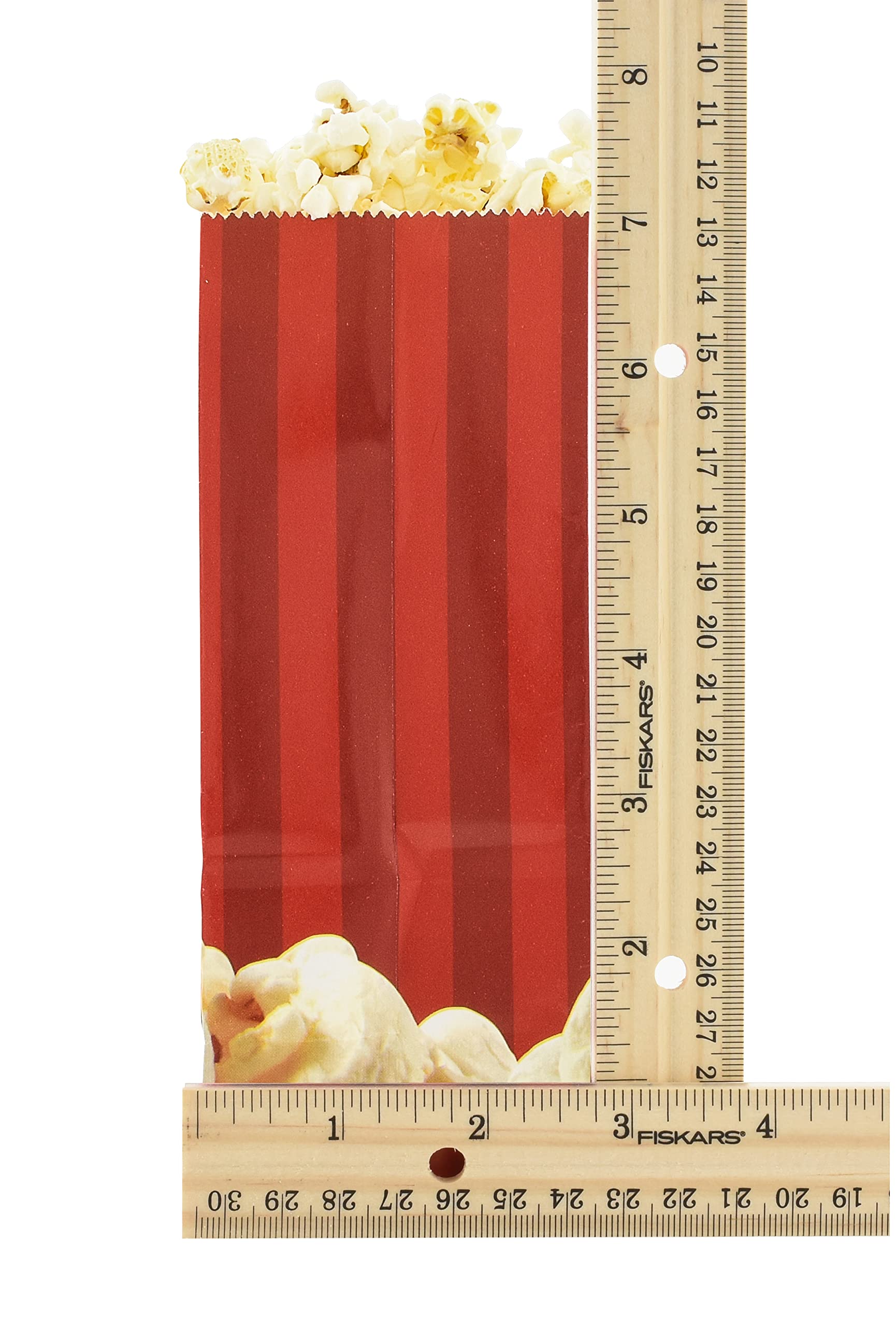 Snappy Popcorn Flat Bottom Theater Popcorn Bags - 32 oz (1000 Count) - Perfect for Movie Nights, Concessions & Bulk Snack Packaging