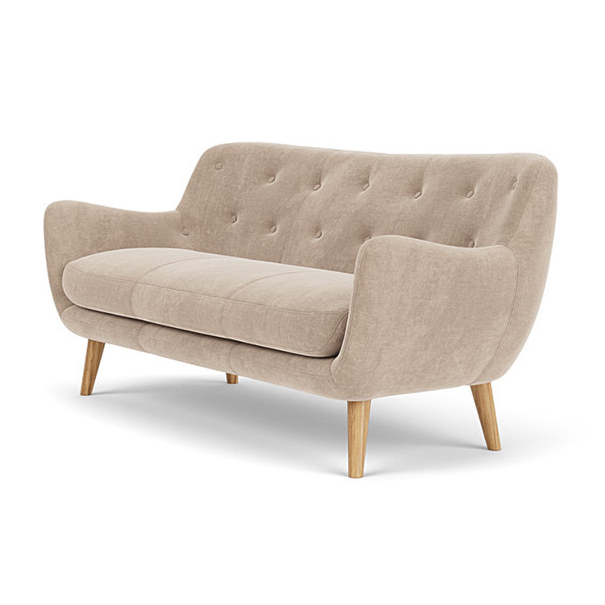 Luxury Herman Boucle 3-Seater Sofa - Modern Upholstered Living Room Couch for Small Spaces, Comfortable Sectional Sofa for Home, Apartment & Office Use