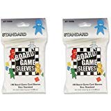 Premium Arcane Tinmen Standard Board Game Card Sleeves 63x88mm - 2 Pack Bundle (200 Sleeves Total) - Perfect for MTG, Yu-Gi-Oh, Pokemon & Collectible Card Games Protection