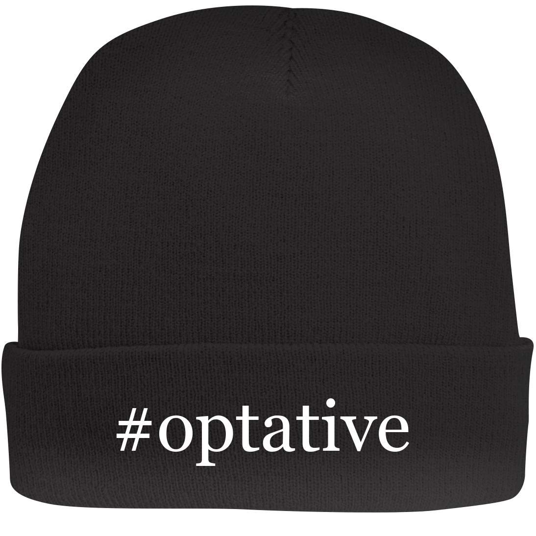 #Optative Trendy Hashtag Beanie Cap for Men & Women - Warm Winter Knit Hat for Outdoor Activities, Street Fashion, and Social Media Style