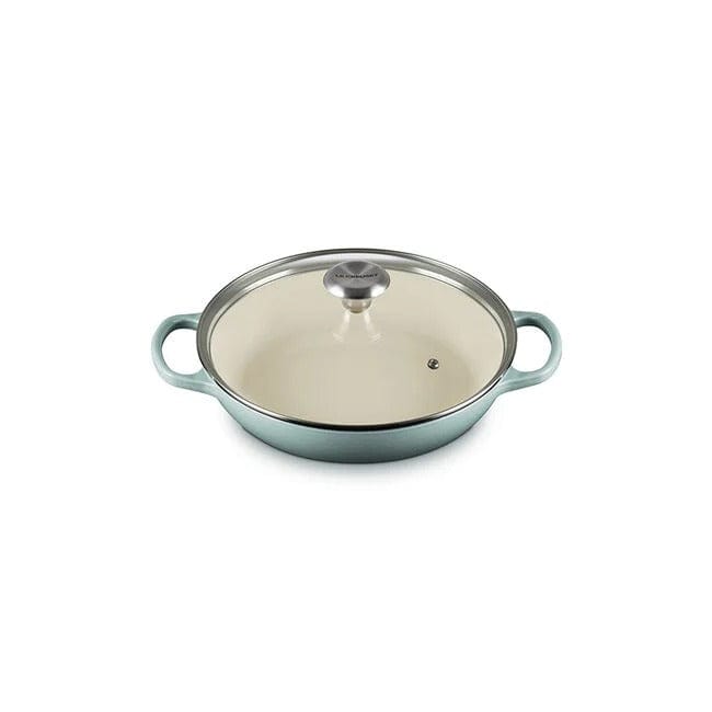 Le Creuset 2.25 Quart Braiser with Glass Lid - Enameled Cast Iron Dutch Oven for Cooking, Baking & Serving | Multiple Colors | Perfect for Stovetop, Oven & Tabletop Use
