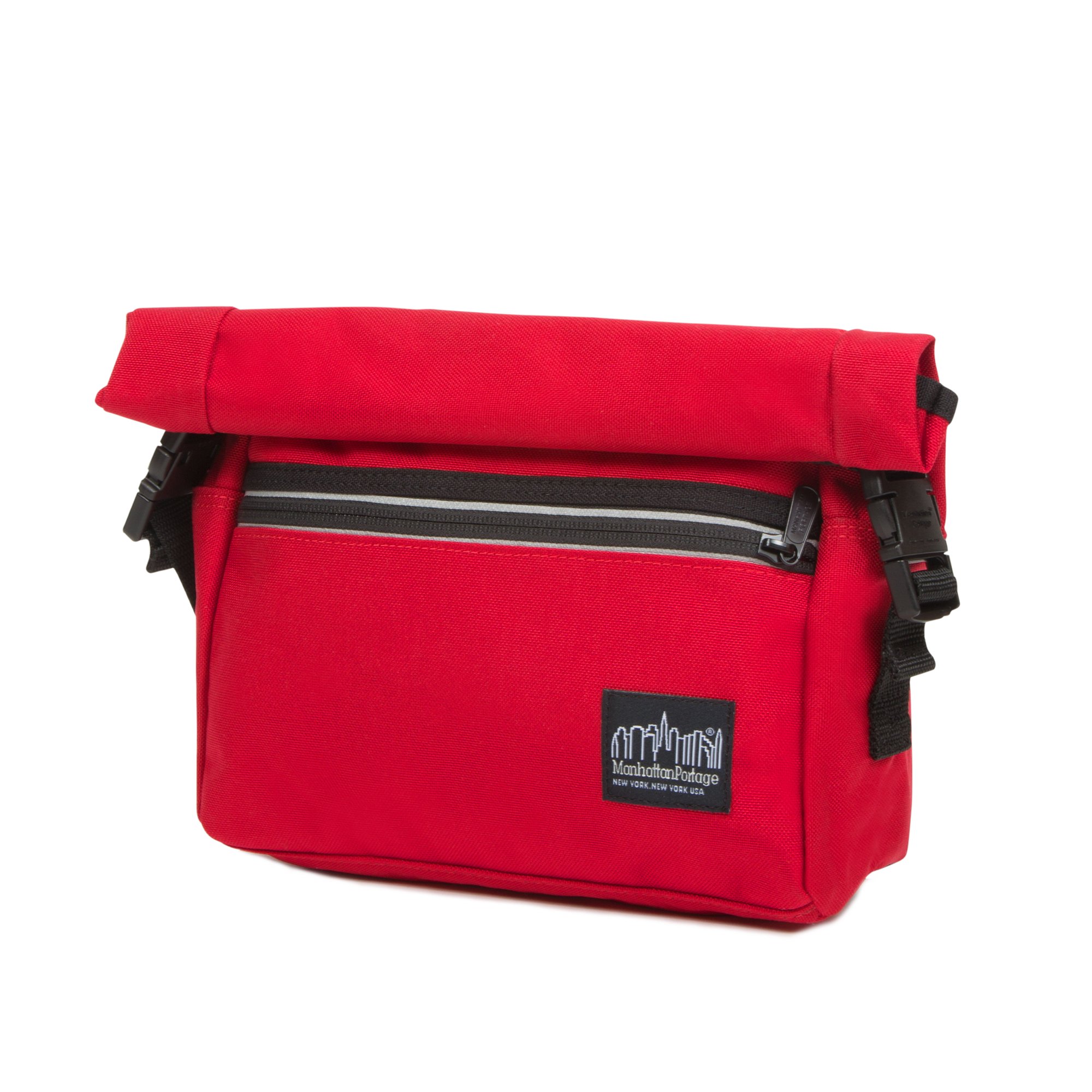 Manhattan Portage Pursuit Handlebar Bike Bag - Waterproof Cycling Bicycle Accessories for Commuting & Urban Riding - Red