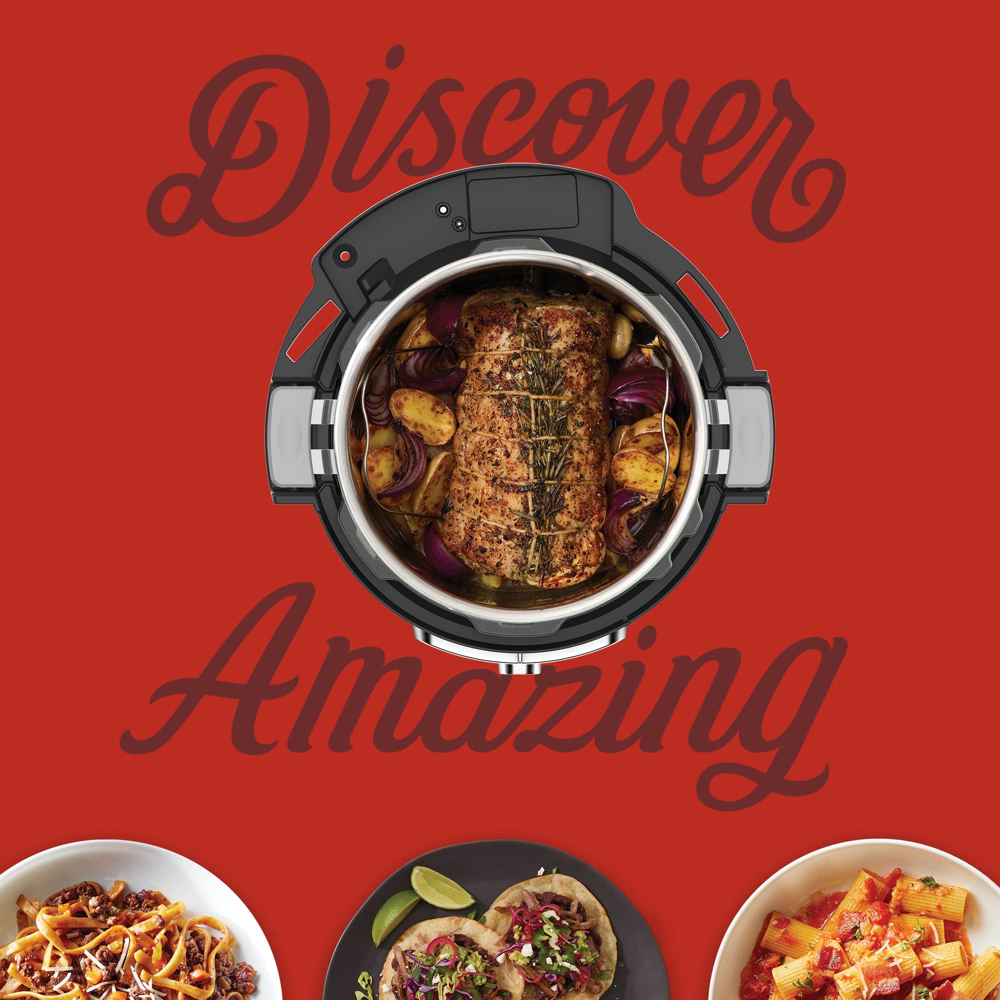 Instant Vortex Plus XL 8-Quart Dual Basket Air Fryer Oven - 2 Independent Frying Baskets, ClearCook Windows, Dishwasher Safe - Healthy Oil-Free Cooking for Family Meals, Snacks & Meal Prep - Compatible with Instant Pot App (100+ Recipes)