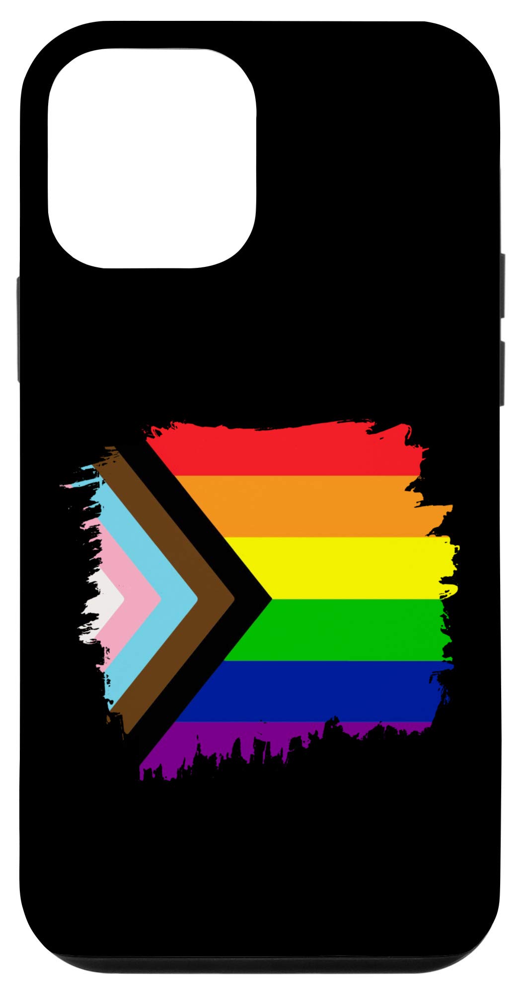 iPhone 12 Mini Rainbow Pride Case - Colorful LGBTQ+ Protective Cover for iPhone 12 Mini - Perfect for Pride Month, LGBTQ Events & Everyday Use