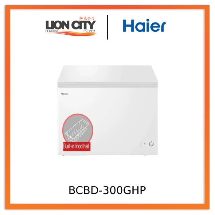 Haier BCBD 300GHP 300L Commercial Freezer - Energy Efficient Upright Deep Freezer for Restaurants, Grocery Stores & Catering Businesses