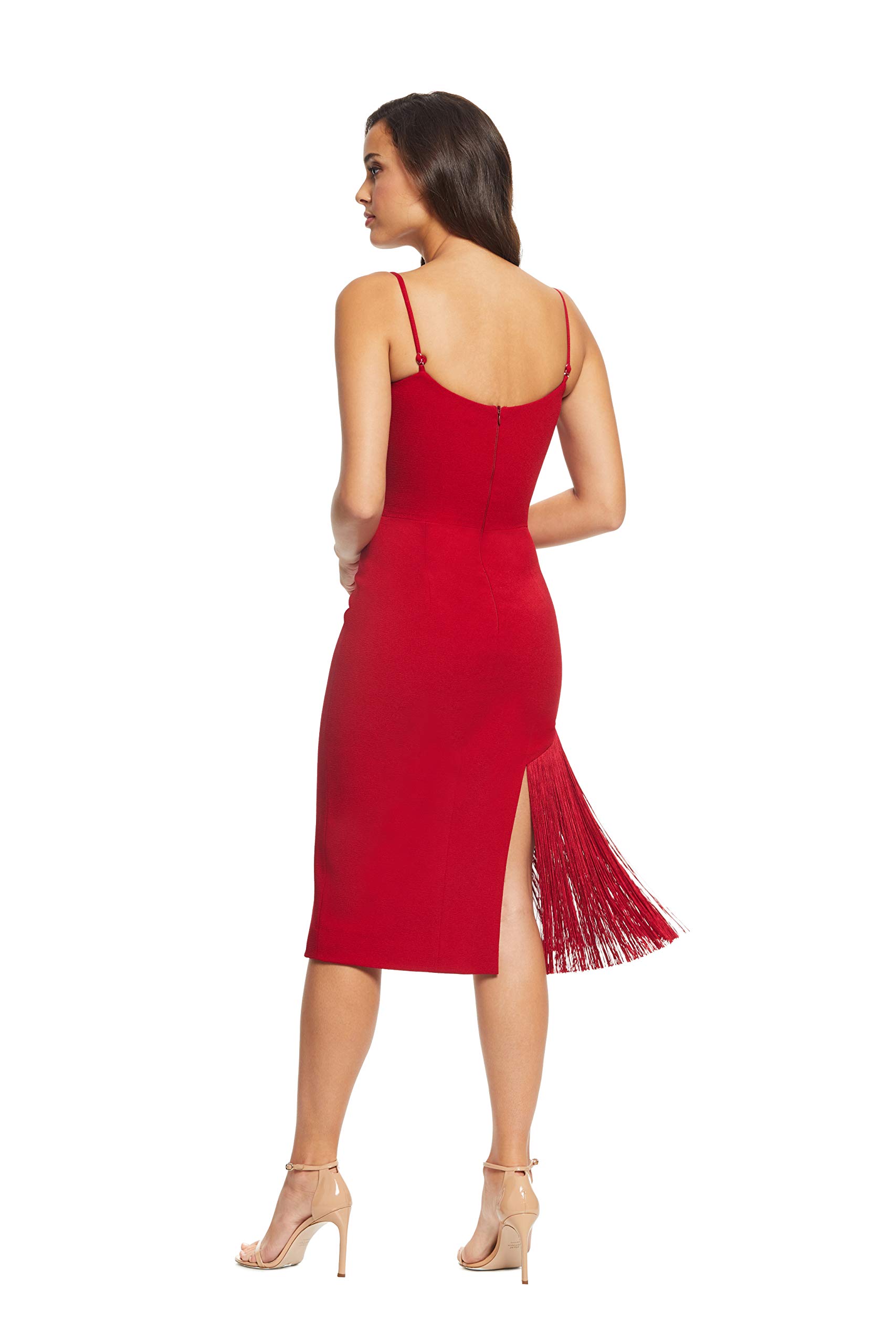 Dress the Population Women's Bodycon Dress - Slim Fit Stretchy Midi Dress for Night Out, Party & Cocktail Events | Flattering Sexy Clubwear & Evening Attire