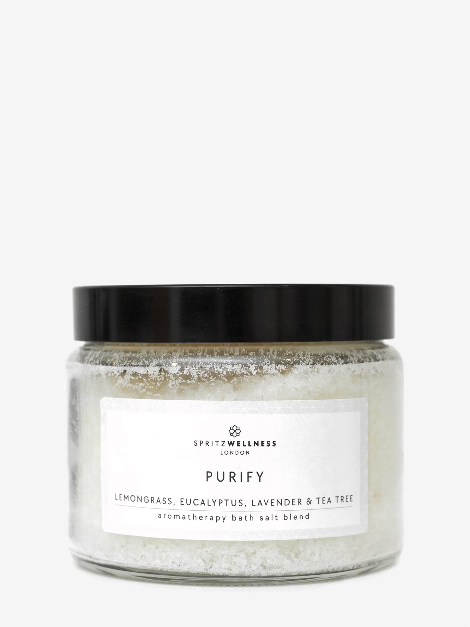 Spritz Wellness Bath Salts 500g - Purifying & Relaxing Magnesium Sulfate Crystals for Stress Relief & Muscle Recovery | Spa Quality Detox Soak for Home Bath Therapy