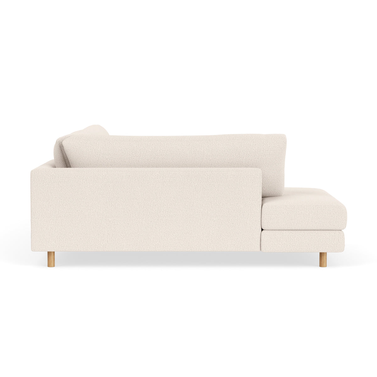 Douglas Boucle Left Corner Sofa - Modern L-Shaped Sectional Couch for Living Room, Lounge & Small Spaces | Soft Fabric Upholstery, Comfortable Seating | Perfect for Apartments, Home Theater & Family Gatherings