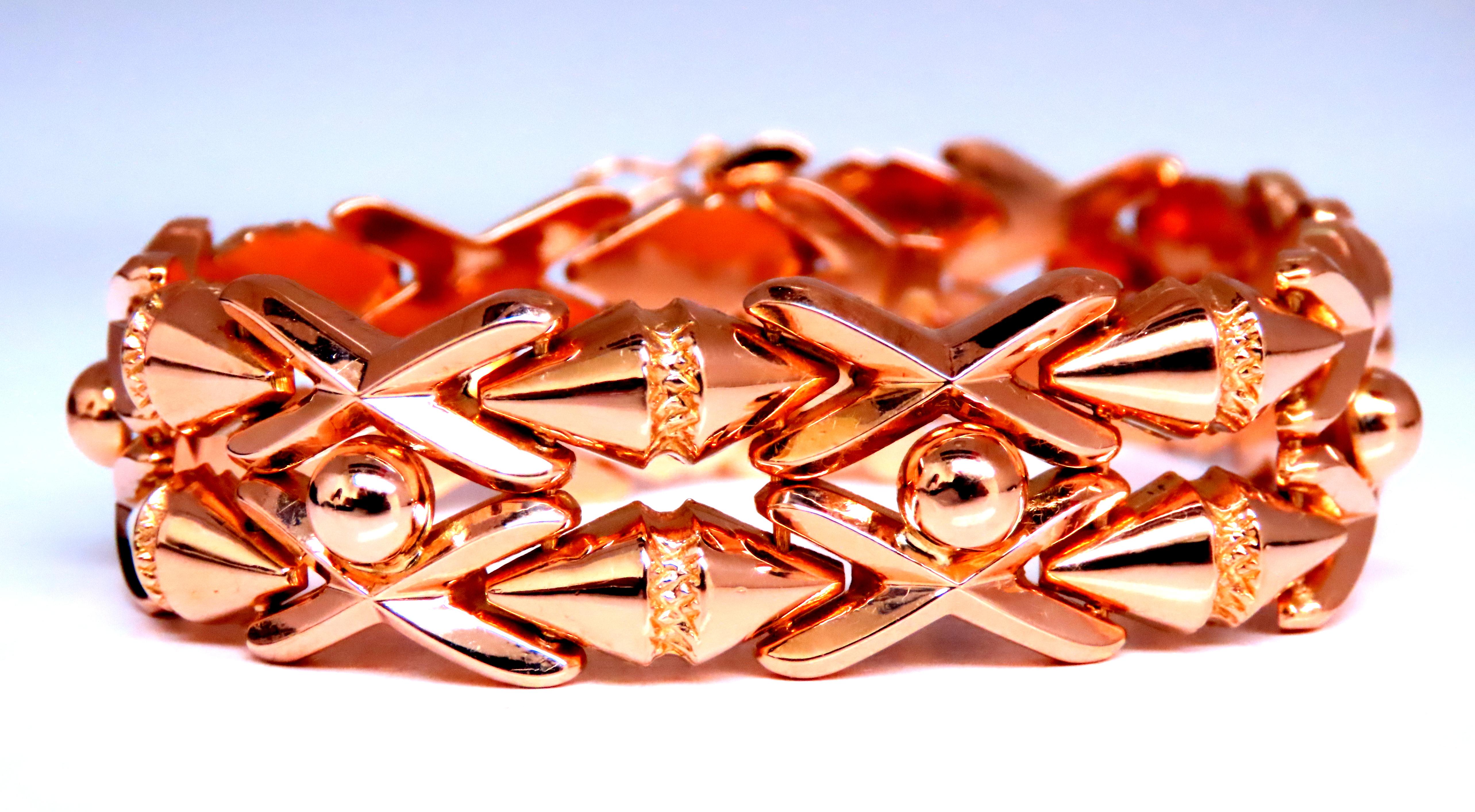 Vintage Cosmopolitan Wide Cuff Bracelet - 14K Gold Plated Women's Jewelry - Perfect for Parties, Weddings & Special Occasions