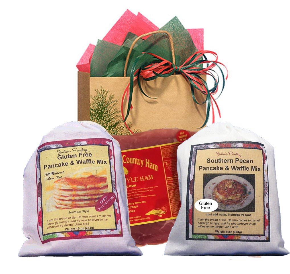 Gluten-Free Country Ham & Pancakes Mix - Delicious Breakfast for Allergies & Celiac Diet - Perfect for Family Brunches & Holiday Gatherings