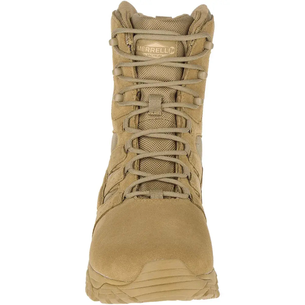 Moab 2 Defense Men's Tactical Work Boots - Coyote Brown Military & Hiking Boots for Outdoor, Construction & Tactical Use