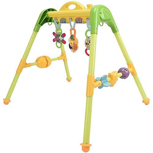 Huanger Fitness Frame with Toys - Kids Indoor Play Gym for Toddlers - Safe & Fun Exercise Equipment for Home Use - Perfect for Playrooms, Daycares, and Preschools
