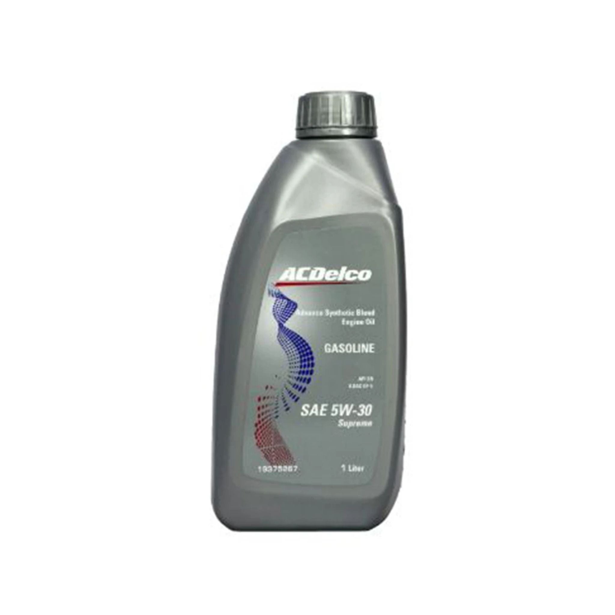 ACDelco Supreme 5W-30 Semi Synthetic Engine Oil - API SN Certified - 1 Liter Bottle - Ideal for Gasoline Engines, Passenger Cars & Light Trucks - Perfect for Daily Commuting & Highway Driving