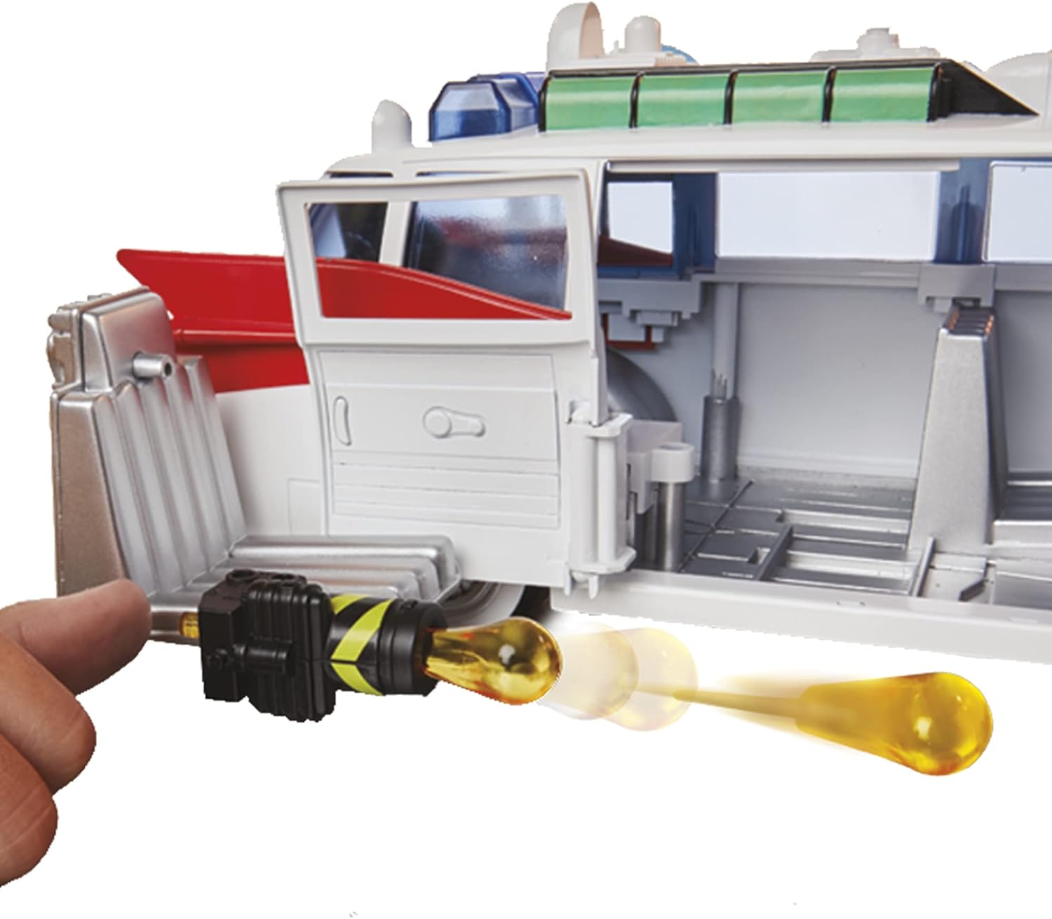 Ghostbusters 2021 Movie Ecto 1 Playset Toy Car with Lights & Sounds - Collectible Action Figure Playset for Kids & Adults - Perfect for Movie Nights & Ghost Hunting Adventures