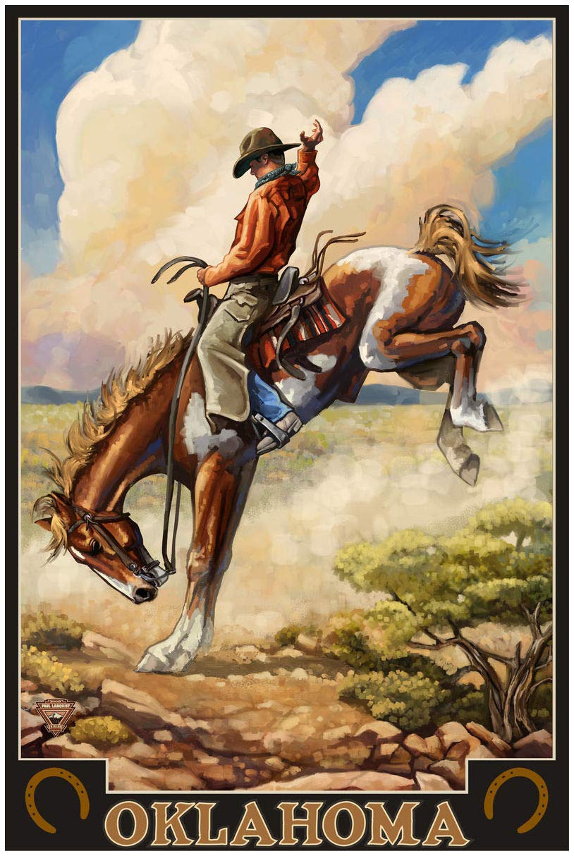 Oklahoma Landscape Giclee Art Print Poster 30