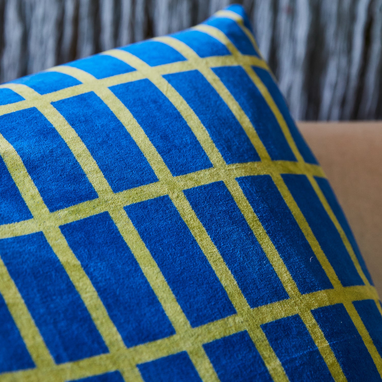 Luxury Remi Velvet Cushion - Soft & Plush Decorative Throw Pillow for Sofa, Bed, or Chair - Perfect for Living Room, Bedroom, or Office Decor - Capri Blue