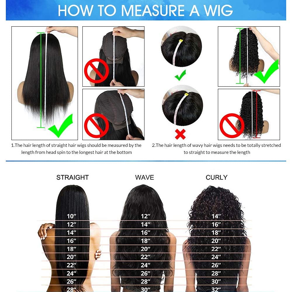 Brazilian Virgin Human Hair Lace Front Wig - 180% Density 4x4 Lace Closure, Water Wave Curly Glueless Wig with Baby Hair for Black Women | 22 Inch Natural Color | Perfect for Daily Wear, Parties & Special Occasions