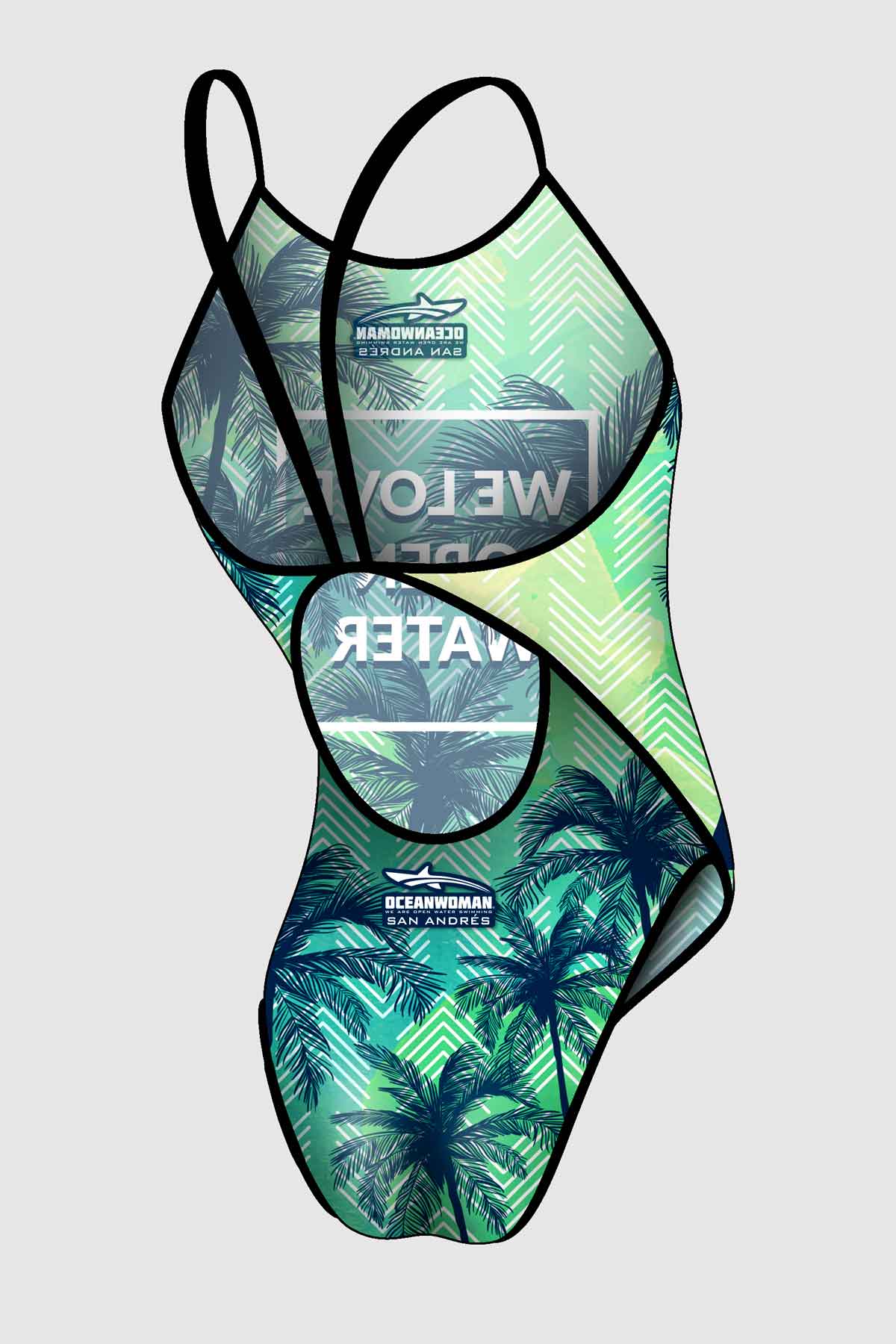 Women's San Andres One Piece Swimsuit - Sexy High Waisted Bathing Suit with Tummy Control - Perfect for Beach, Pool & Summer Vacation