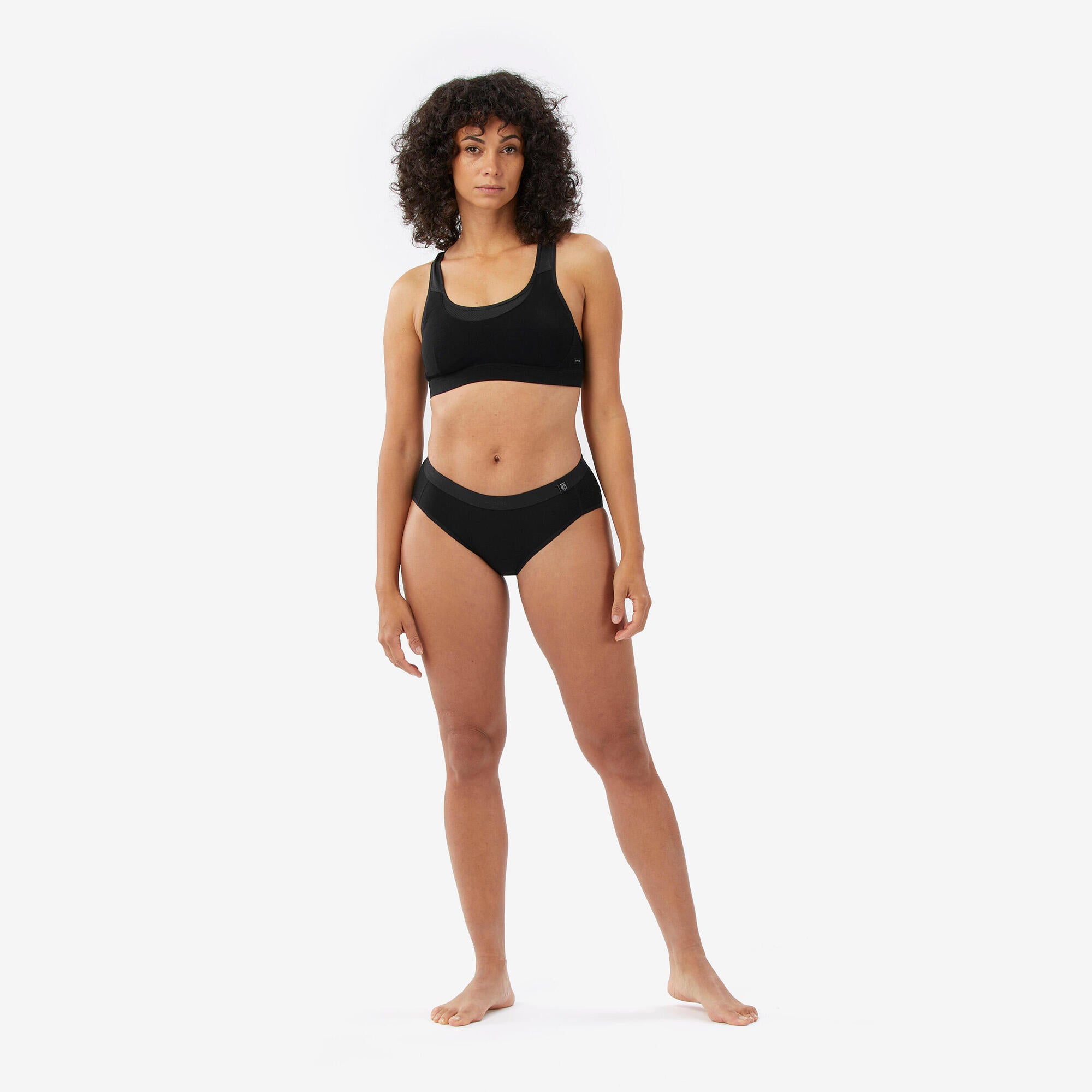 Simond Trek 500 Merino Wool Bra for Women - Ultra Soft Breathable Base Layer for Hiking, Running & Outdoor Activities