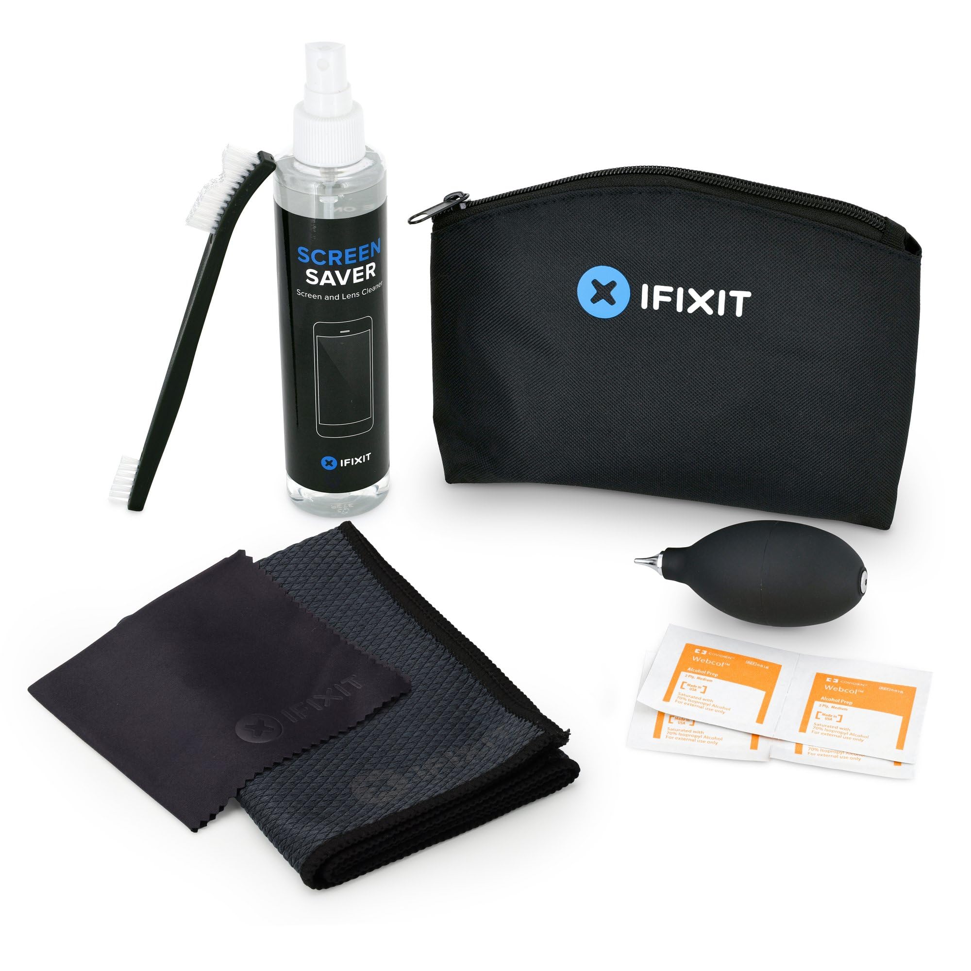 iFixit Electronics Cleaning Kit - Premium Tools for Laptop, Phone & Keyboard Cleaning | Safe for Screens & Electronics | Perfect for Home, Office & Tech Repair Shops