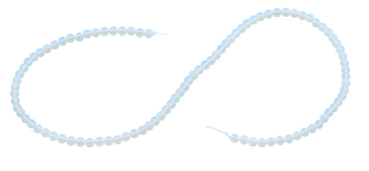 4mm Opalite Round Gemstone Beads for Jewelry Making - DIY Necklace, Bracelet & Earrings Supplies - Healing Crystal Beads for Spiritual Crafts & Boho Fashion Accessories