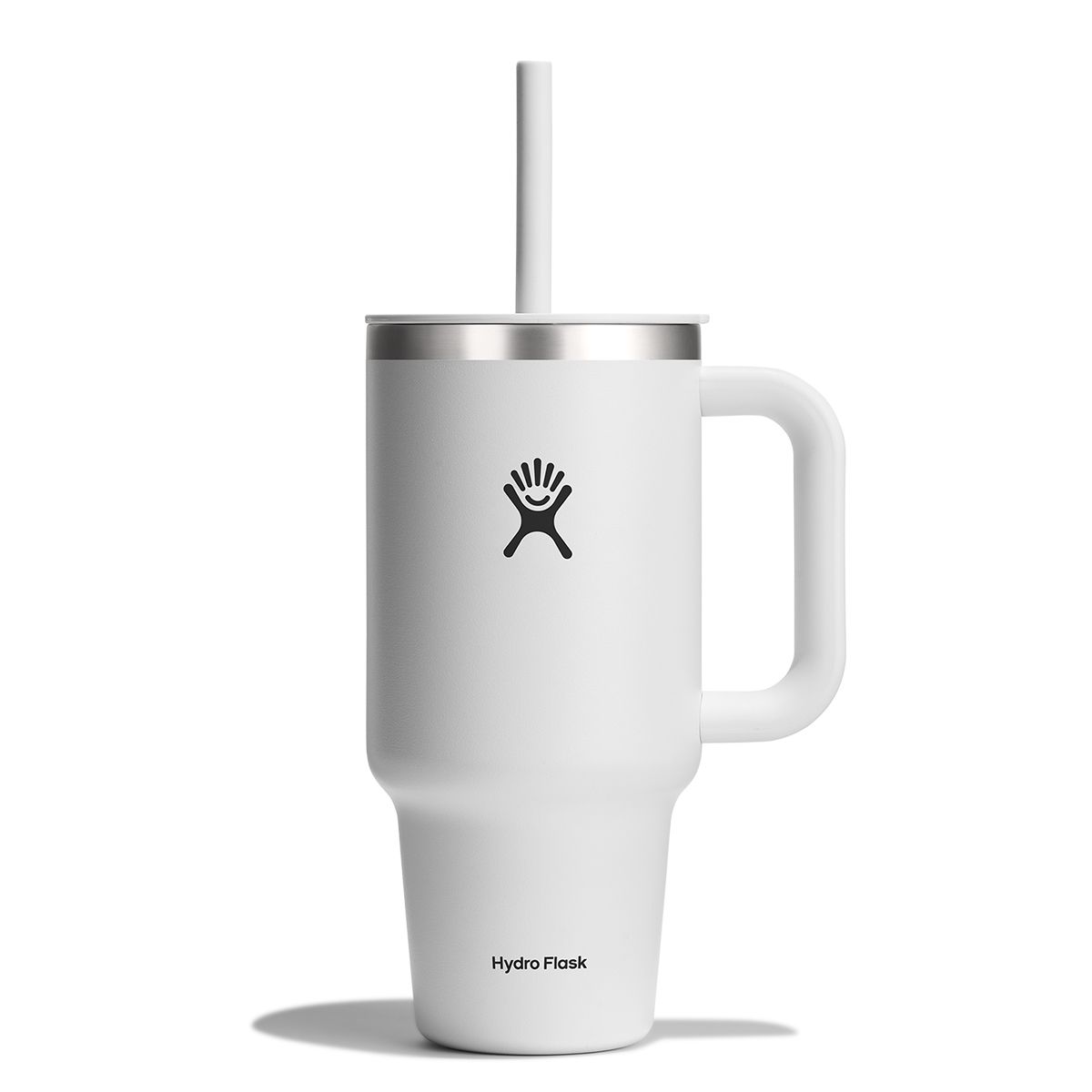 32 oz All Around™ Travel Tumbler with Lid - Insulated Stainless Steel Water Bottle, Keeps Drinks Hot/Cold for Hours - Perfect for Hiking, Camping & Office Use - White (30% OFF)