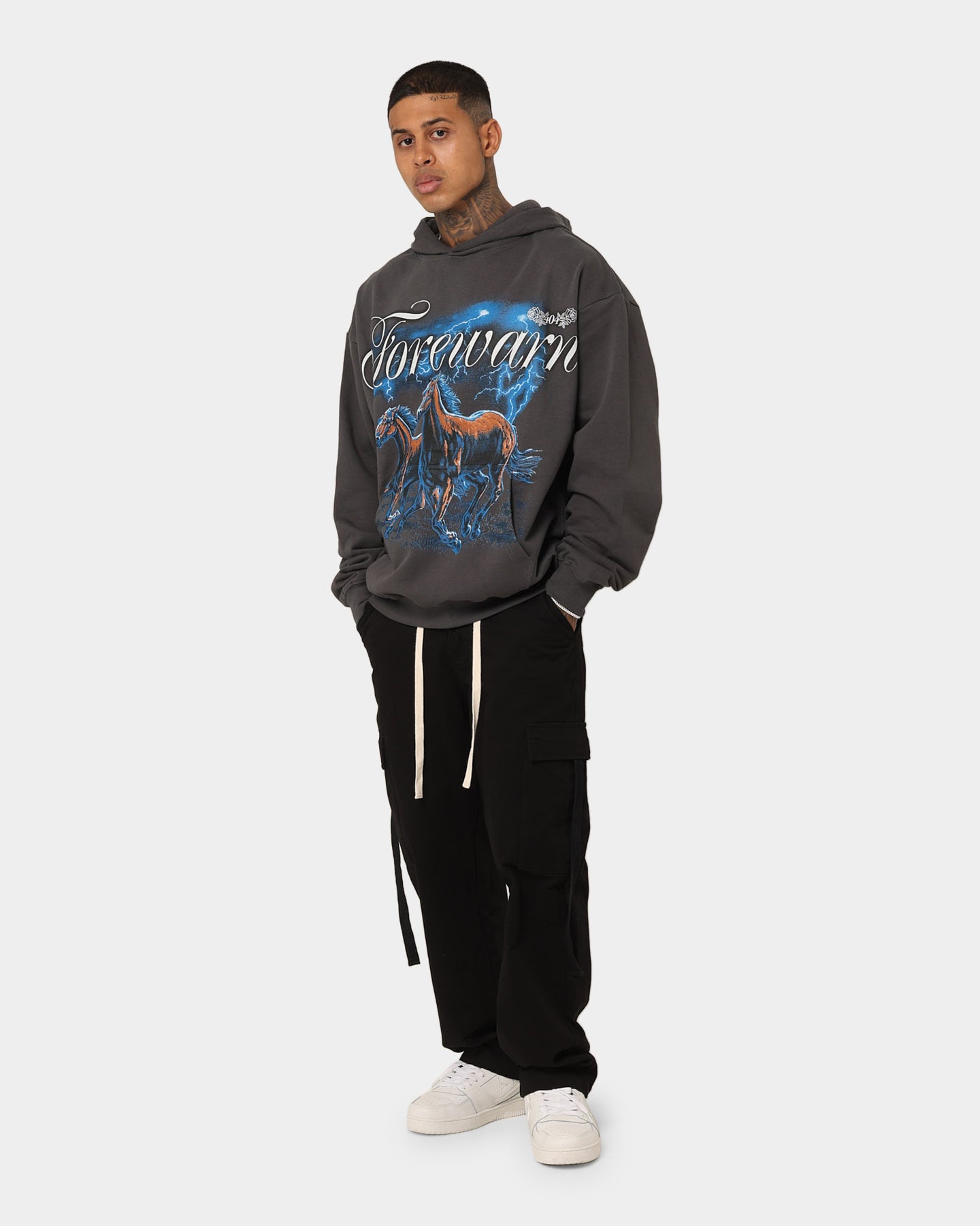 404 Night Rider Vintage Hoodie Charcoal - Retro Gaming Hooded Sweatshirt for Men & Women - Perfect for Casual Wear, Gaming Events & Street Style