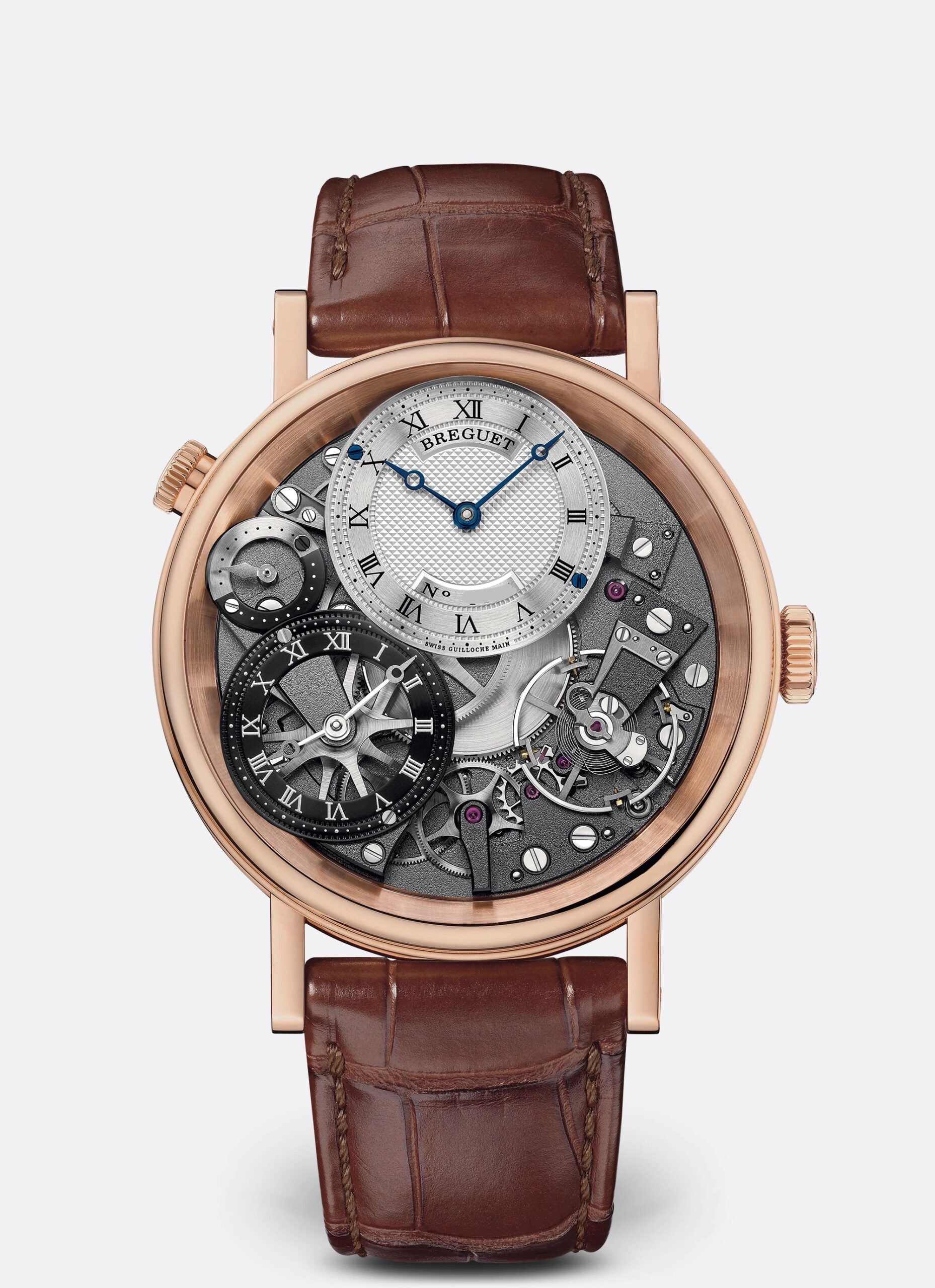 Breguet Tradition 7067 18K Rose Gold Automatic Men's Luxury Watch - Perfect for Business, Formal Events & Collectors