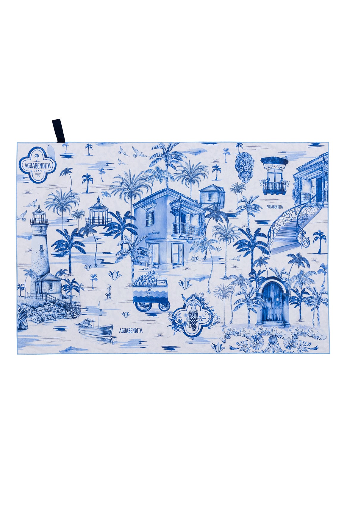 Premium Quick-Dry Microfiber Beach Towel - Soft & Absorbent for Swimming, Yoga, Gym & Travel - Tales Bou Towel 17838
