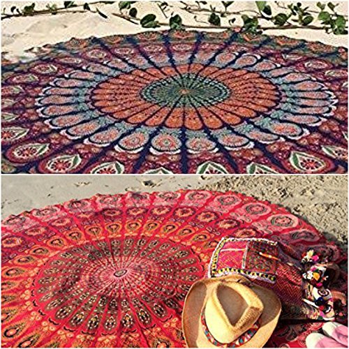 Red and Blue Multicolor Roundie Set