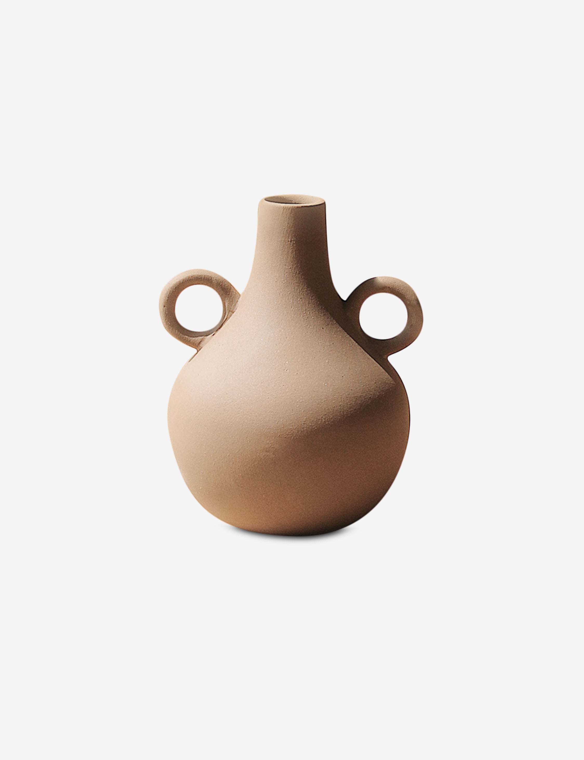 Osmos Studio Belly Harappan Decorative Vase - Handcrafted Ceramic Home Decor for Living Room, Bedroom & Office