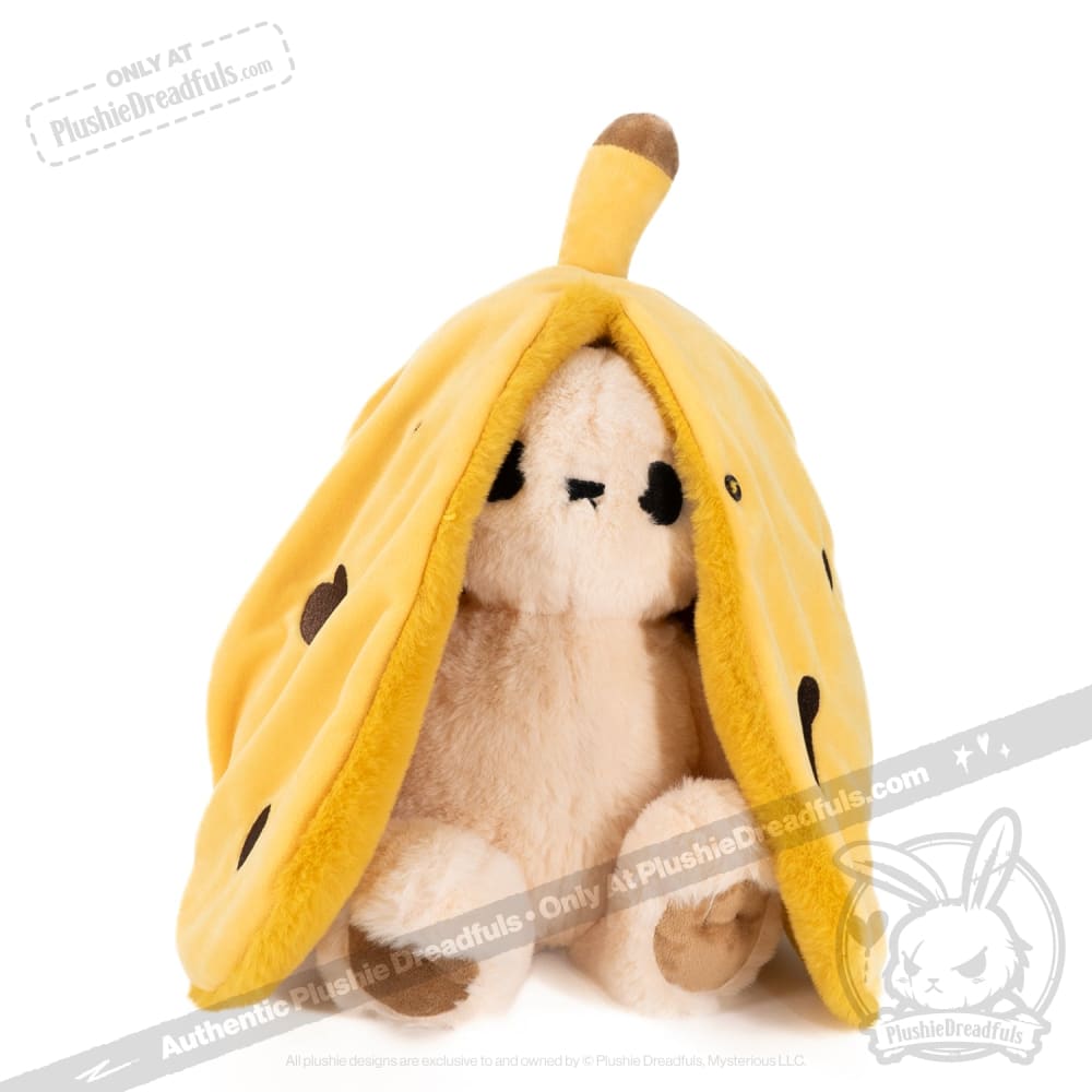 Plushie Dreadfuls Bunana Rabbit Stuffed Animal Toy - Soft Cuddly Bunny Plush for Kids, Collectors & Gift Giving | Perfect for Bedroom Decor, Nursery Comfort & Anxiety Relief