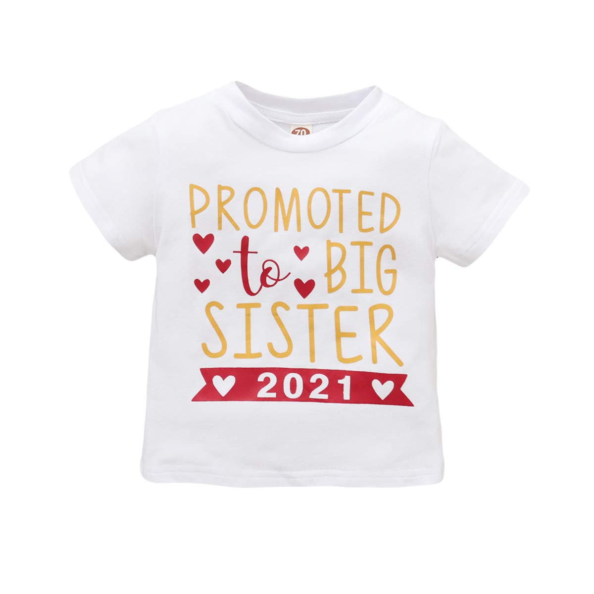Magic Park Big Sister Announcement T-Shirt | New Baby Reveal Outfit | I'm Going to Be a Big Sister Sibling Matching Set - Perfect for Gender Reveal Parties & Newborn Photoshoots
