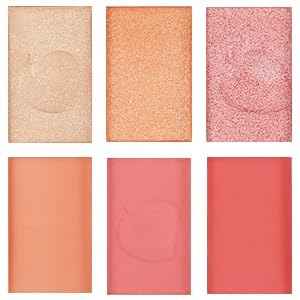 HUDAMOJI 6-Color Blush Highlighter Palette | Matte & Shimmer Face Makeup with Bellini Blusher | 36g Compact Powder for Cheeks | Perfect for Everyday Glam & Special Occasions