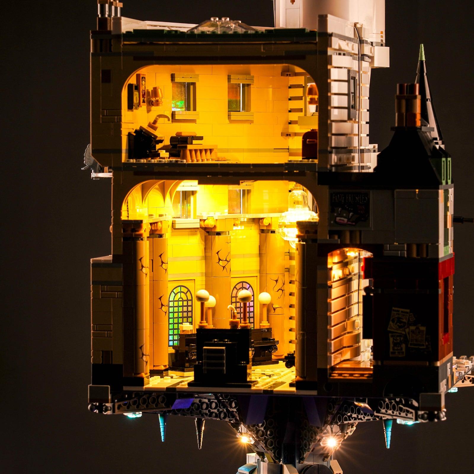 Harry Potter LEGO Gringotts Wizarding Bank Collector's Edition 76417 Building Kit with LED Lights - Complete Lighting Set for Display & Nighttime Play - Perfect for Harry Potter Fans & LEGO Collectors