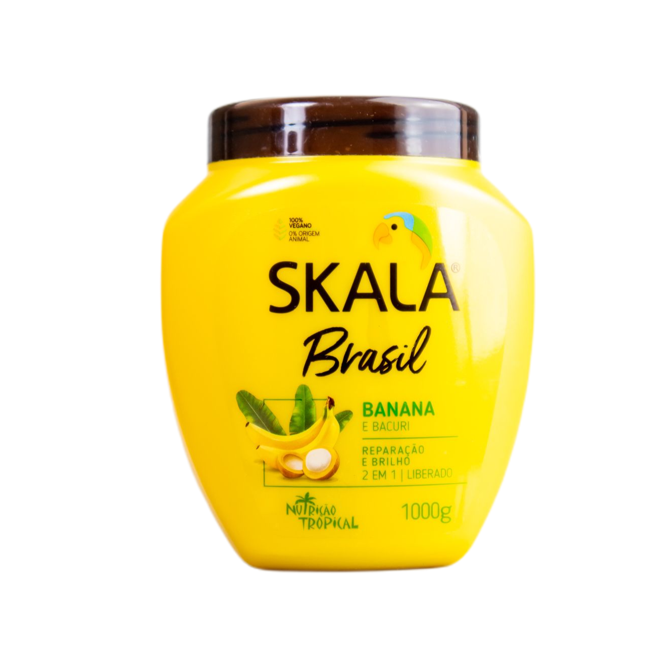 Skala Banana & Bacuri Brazil Deep Conditioning Hair Treatment Cream - Intense Hydration for Dry, Damaged Hair - Perfect for Salon-Quality Hair Care at Home