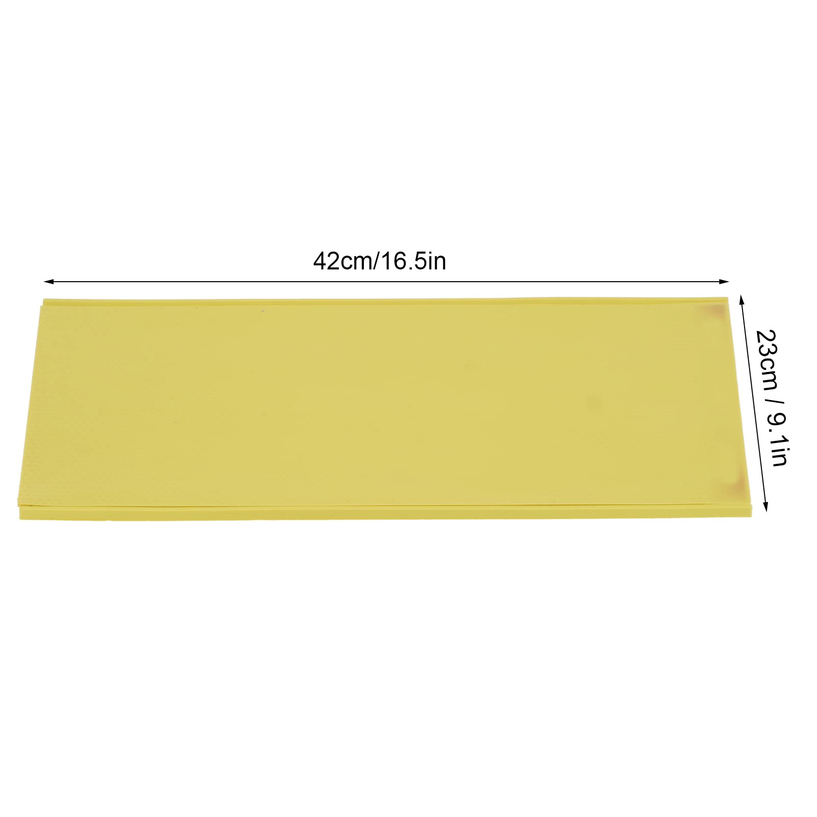 Luqeeg Beeswax Sheets for Candle Making - 2Pcs Silicone Press DIY Embosser Machine with Embossing Tools - Natural Yellow Beekeeping Accessories for Honeycomb Foundation & Candle Crafting