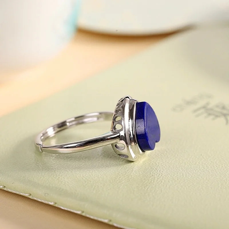 Eternal Blue Ring for Women - Elegant Sterling Silver Ring with Cubic Zirconia - Perfect for Engagement, Wedding, Anniversary & Everyday Wear