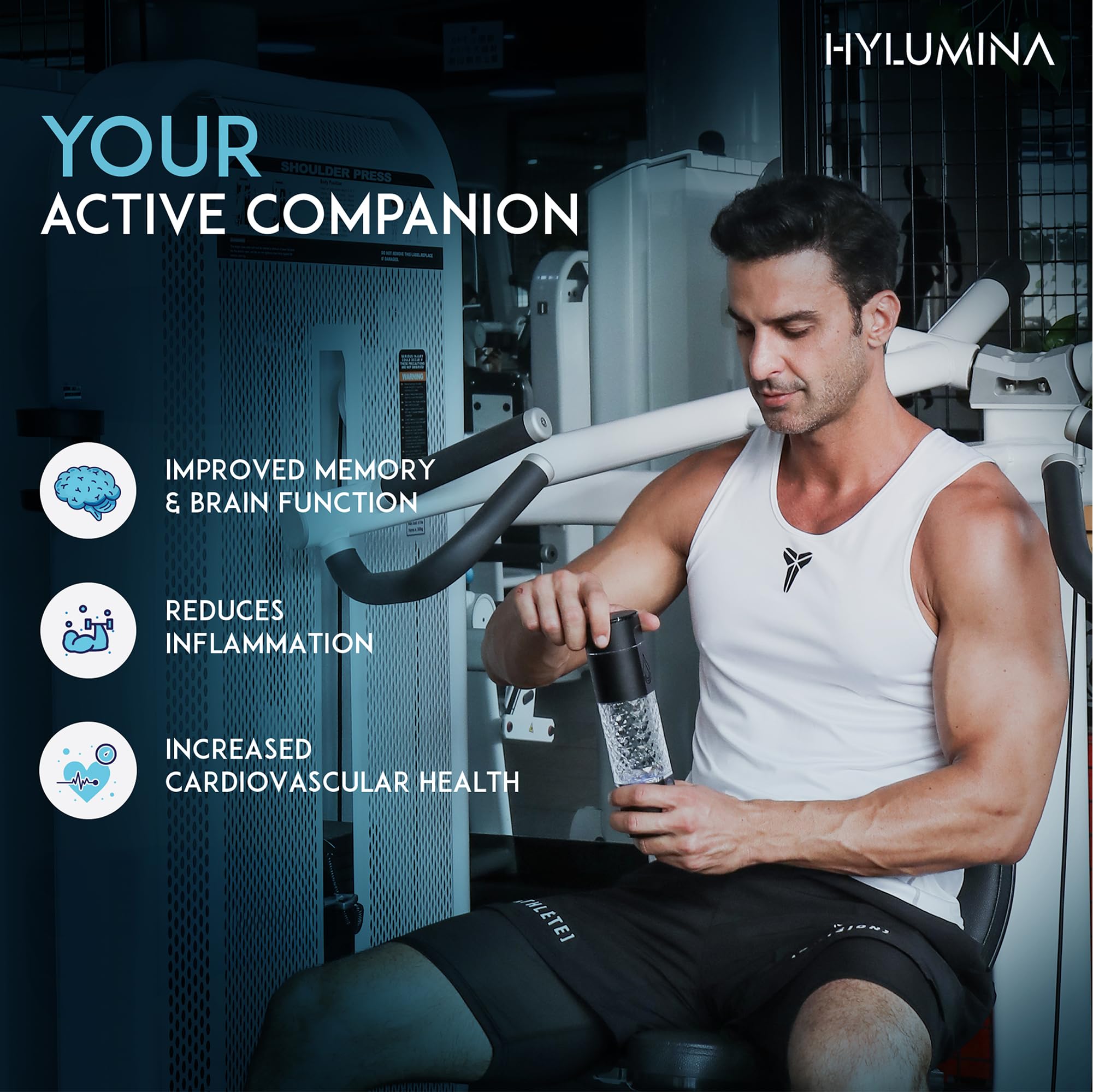 Premium SPE/PEM Hydrogen Water Bottle Generator with OLED Display – 4000ppb Hydrogen Infused Water for Enhanced Hydration – Rechargeable Portable Hydrogen Water Machine (9.5oz) – Perfect for Gym, Travel & Daily Wellness