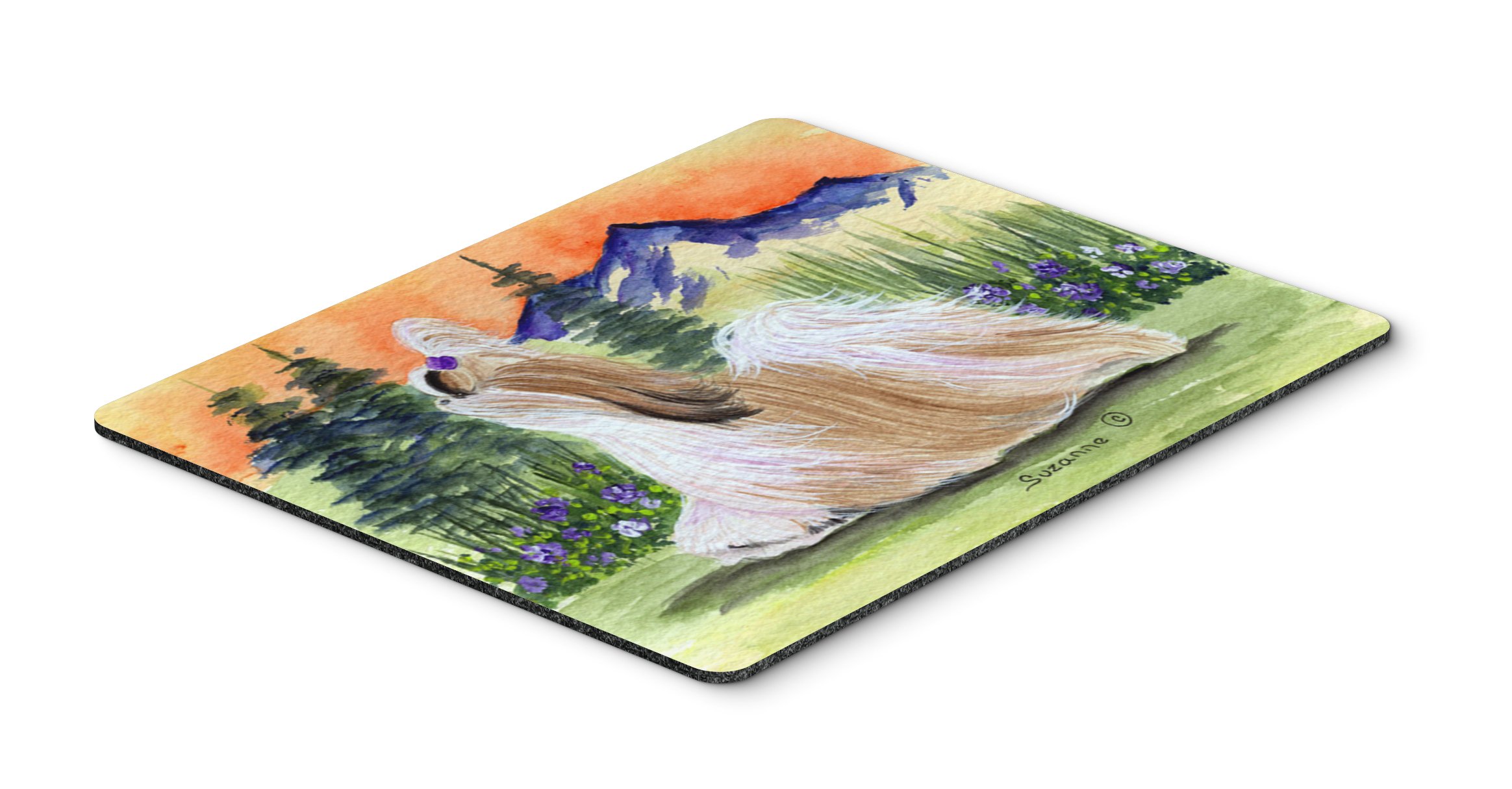 Shih Tzu Mouse Pad & Hot Pad - Washable Large Mouse Mat for Computer, Laptop, Office & Gaming | Non-Slip Desk Mat for Home, Work & School | Caroline's Treasures SS8179MP