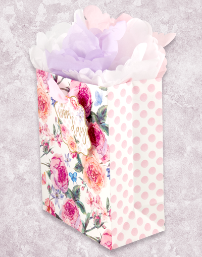 Harmonious Garden Gift Bags - Elegant & Durable Gift Packaging for Birthdays, Weddings & Special Occasions - Perfect for Party Favors, Bridal Showers & Corporate Events