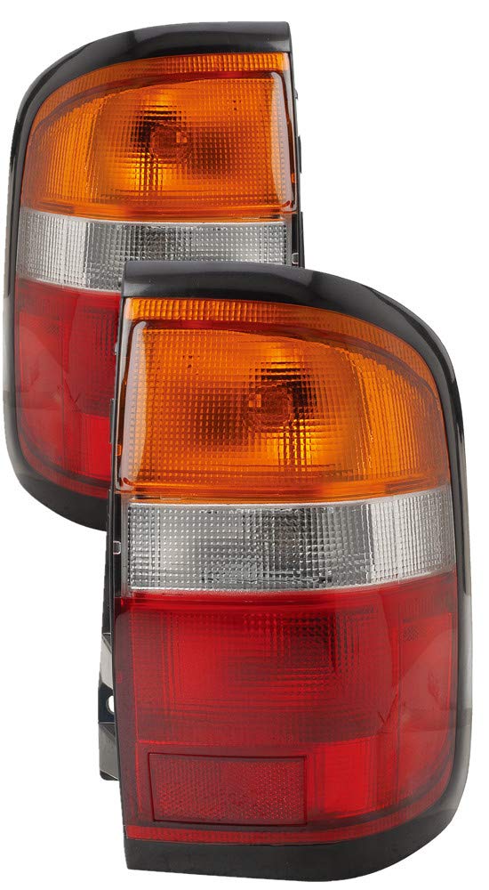 1996-1998 Nissan Pathfinder Tail Lights Replacement Set - Left & Right Side LED Brake Lamps for Improved Night Visibility - Perfect for Off-Roading, Camping & Daily Driving