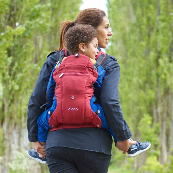 Diono Carus Complete 4-in-1 Baby Carrier & Detachable Backpack - Convertible Infant Carrier for Hands-Free Parenting, Hiking, Travel & Shopping