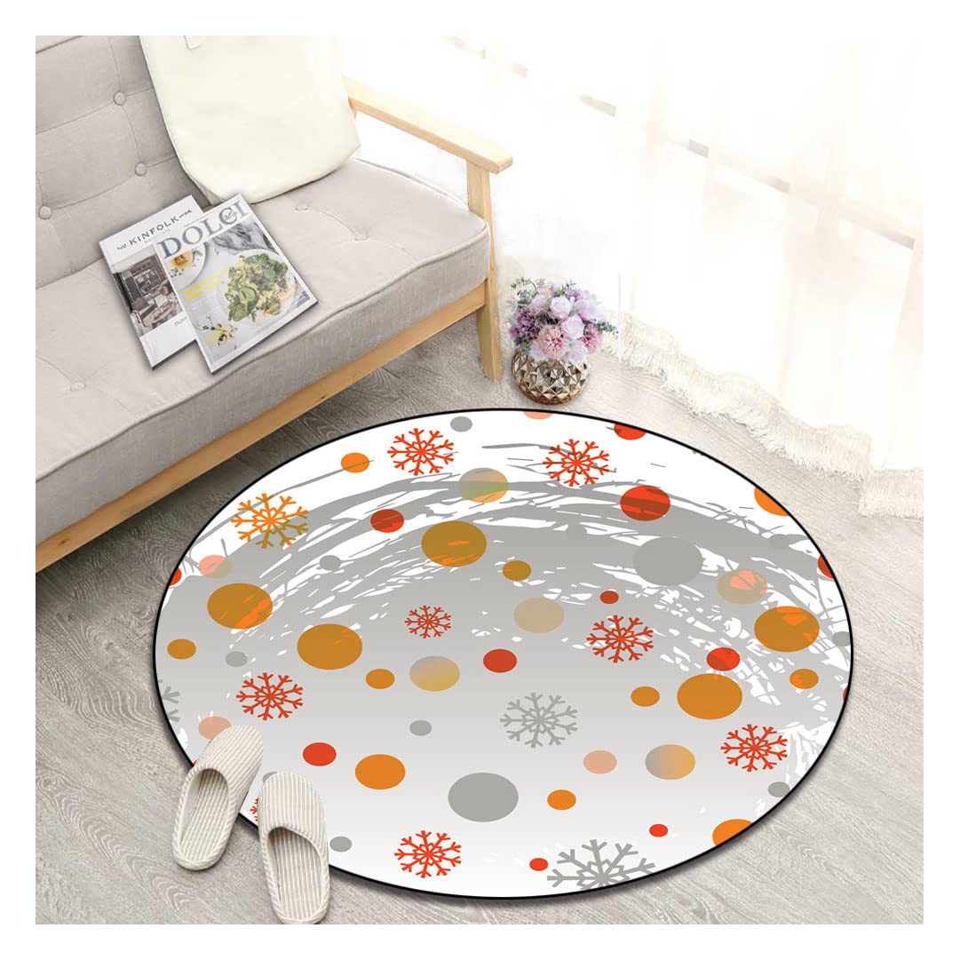 Non-Slip Round Area Rug 59