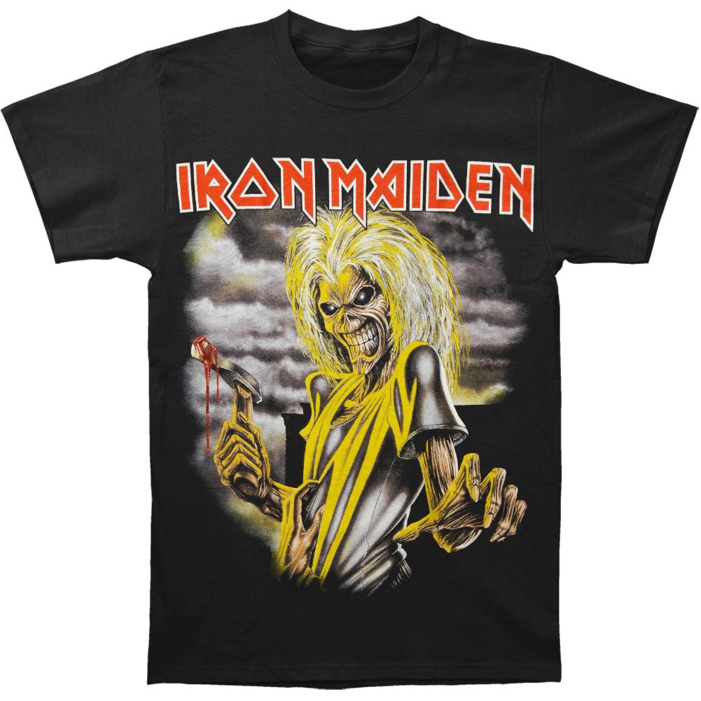 Iron Maiden Killers Album Vintage T-Shirt - Official Band Merch for Men & Women - Perfect for Concerts & Rock Music Fans