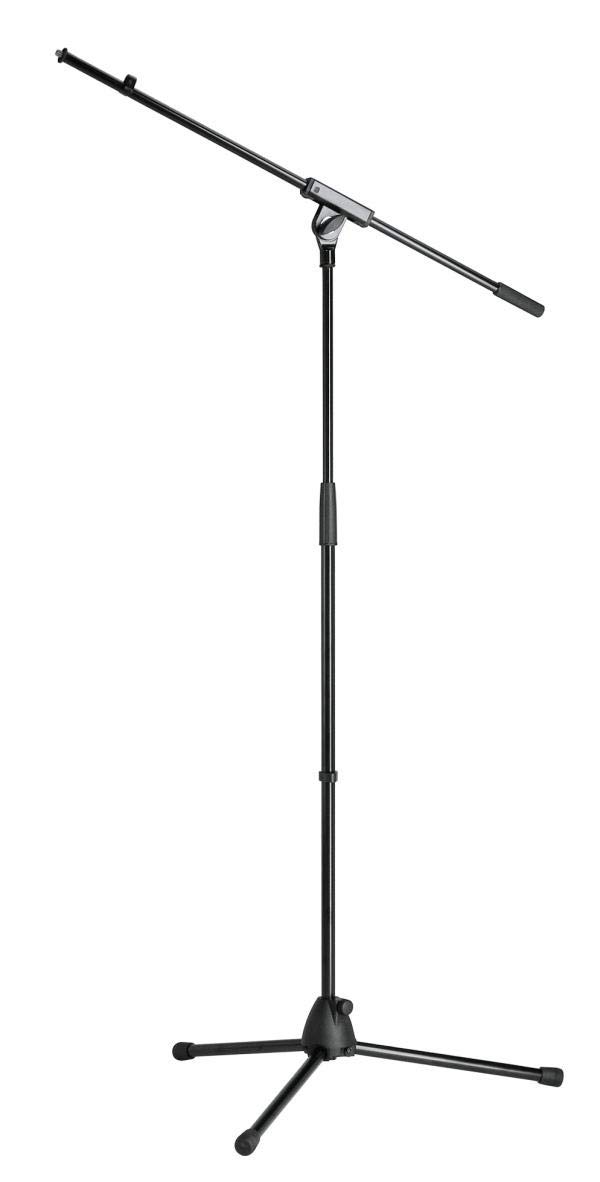 K&M Microphone Stand (27105.500.55) - Professional Adjustable Boom Mic Stand for Studio, Podcast & Live Performances - Perfect for Singers, Musicians & Content Creators