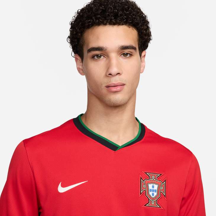 Nike Portugal 2024/25 Home Men's Soccer Jersey - Authentic Football Shirt for Fans & Players - Perfect for Matchdays, Training & Casual Wear